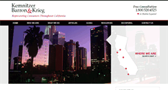 Desktop Screenshot of kbklegal.com