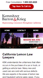 Mobile Screenshot of kbklegal.com